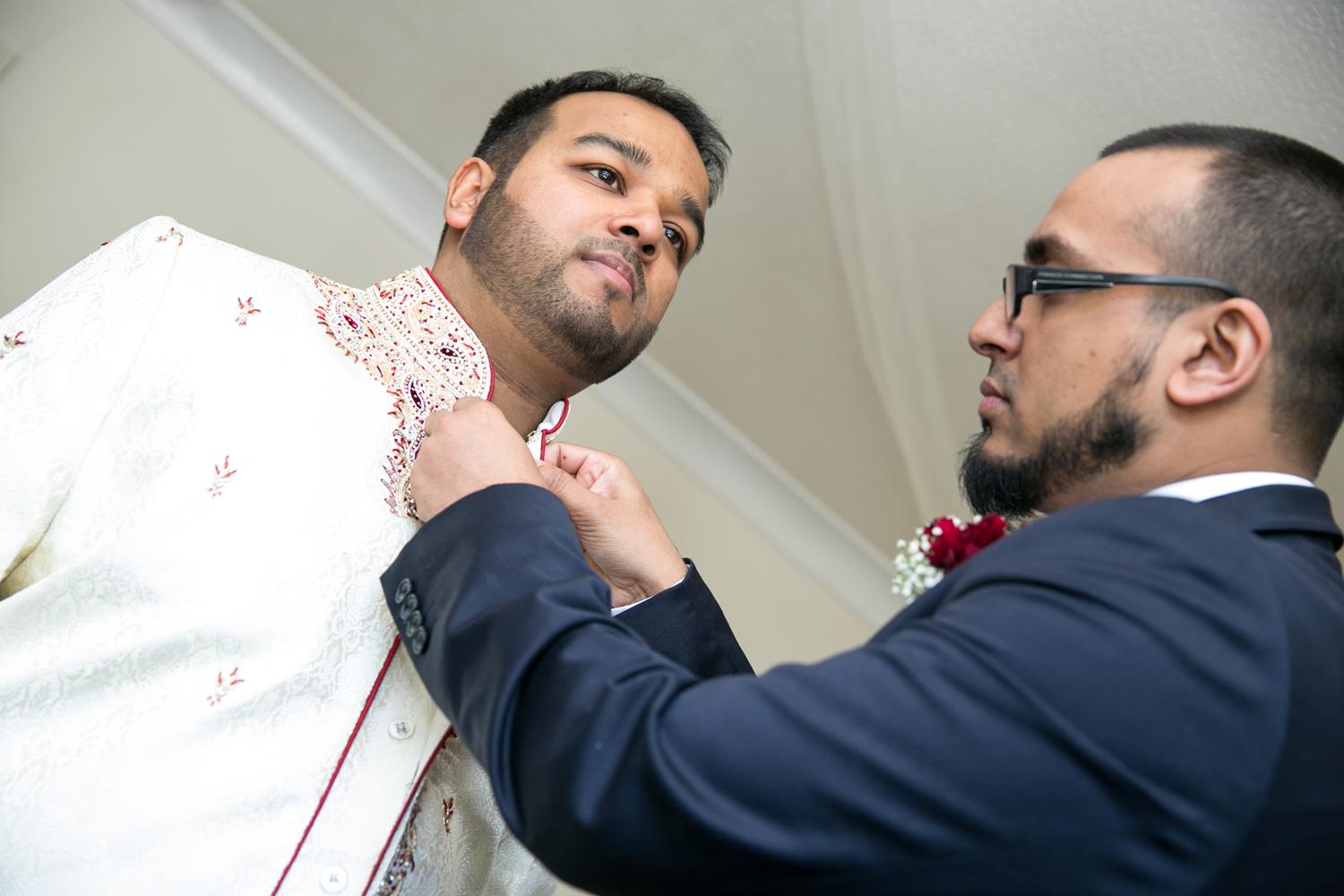 Wedding Photography of Groom getting ready by MAKSAM London Photographer