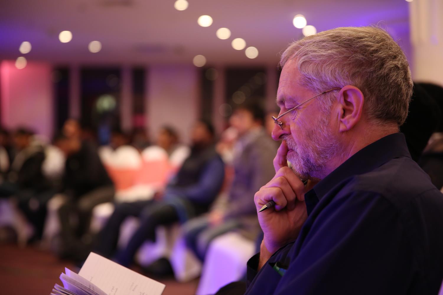 Corporate Photography of Jeremy Corbyn reading taken by MAKSAM London Photographer