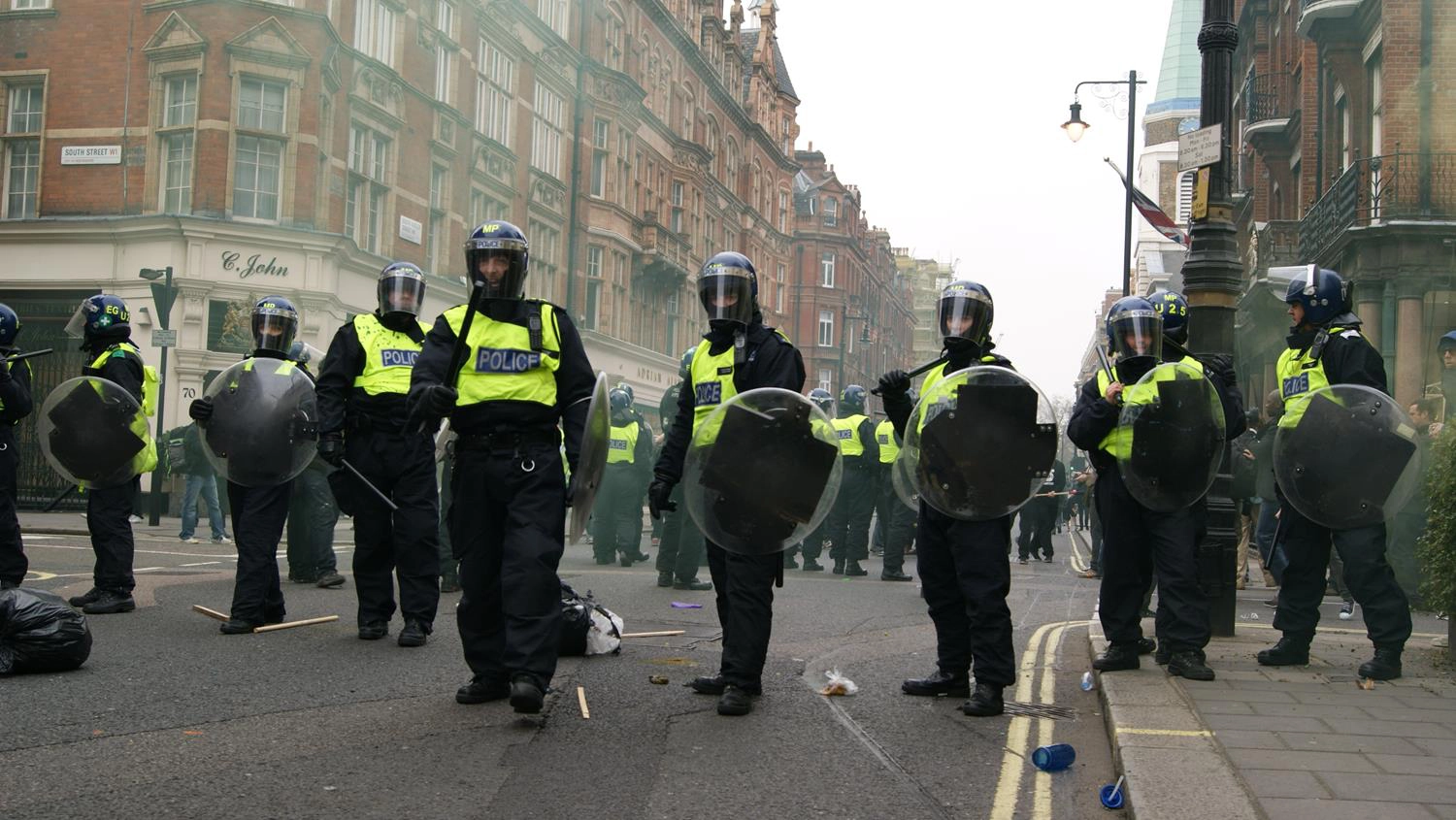 London police charging at London Photographer by MAKSAM Photography